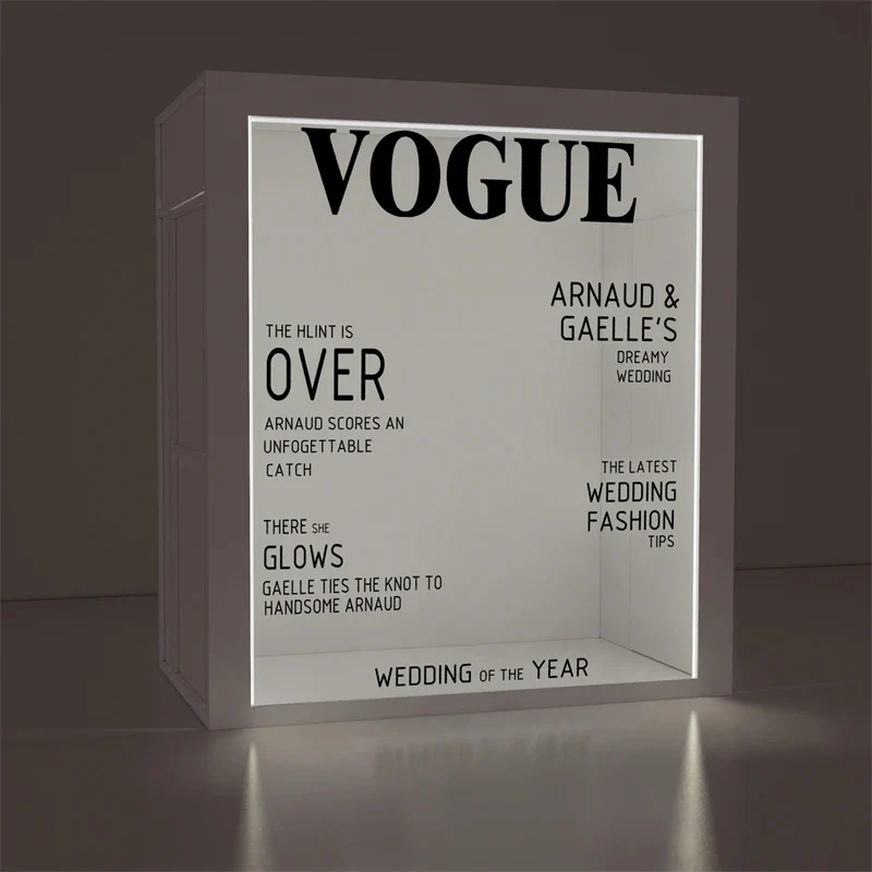 Vogue Booth illuminated